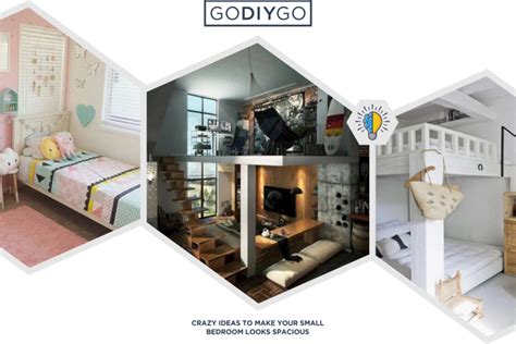 15 crazy ideas to make your small bedroom looks spacious godiygo