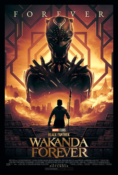 Black Panther Wakanda Forever Licensed Poster By Kingtchalla Dynasty