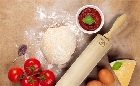 K Basix Classic Wood Rolling Pin Non Stick Rolling Pin For