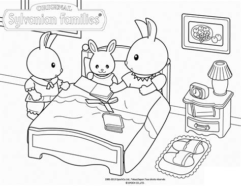 Calico Critters Coloring Pages Coloring Cool
