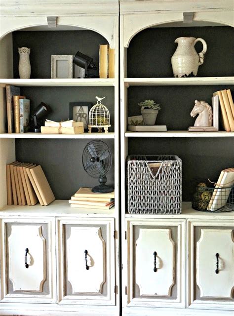 Painted Bookcases Seeking Lavender Lane