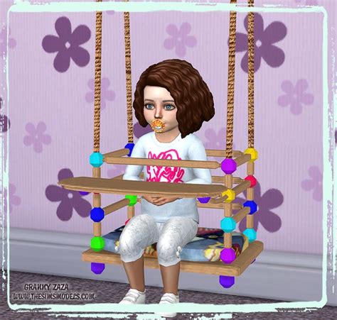 Sims 4 Swing Chair Sims 4 Toddler Sims 4 Sims Baby