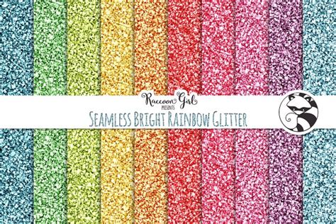 Seamless Bright Spring Glitter Custom Designed Textures ~ Creative Market