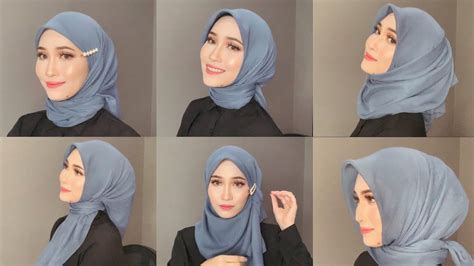 6 easy hijab styles tutorial hijab fashion inspiration