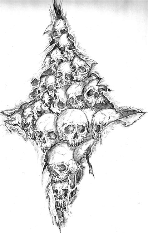 Pile Of Skulls Tattoo