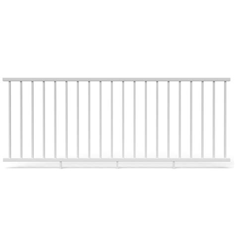 Deckorators Pre Assembled 8 Ft X 225 In X 3 Ft Textured White Aluminum