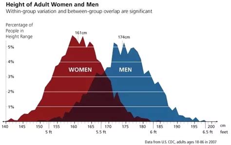 What percentage of American adult women are 6 feet or taller? - Quora