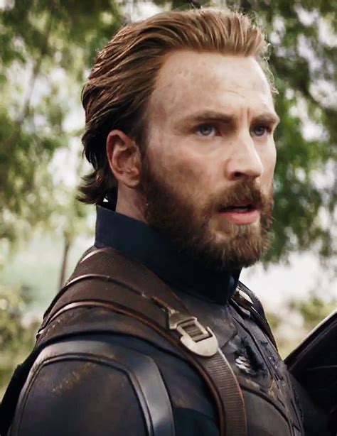 Beardedchrisevans Steve Rogers In Avengers Infinity War Capitan