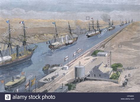 Enewsinsights gives suez canal definition. Ouverture du canal de Suez, le 17 novembre 1869. À l ...