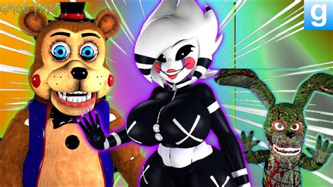 Gmod Fnaf Brand New Marie And More Ragdolls Props Reviews Youtube
