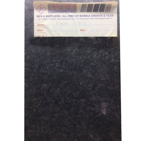 Steel Gray Granite Slab Thickness 10 15 Mm At Rs 98 Square Feet In