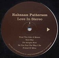 Rahsaan Patterson - Love In Stereo (1999, Vinyl) | Discogs