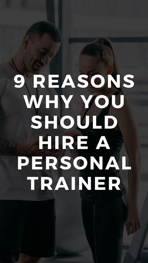 9 Reasons Why You Should Hire A Personal Trainer