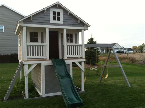 21 Top Kids Playhouse With Swing Home Decoration And Inspiration Ideas