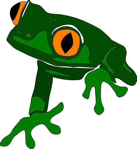 Cute Hopping Frog Clipart Free Clipart Images