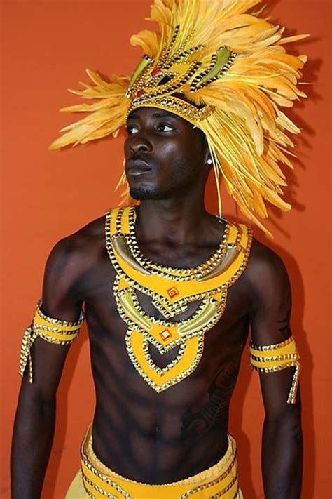 Yellow Male Tribal Costume Carnival Info Carnival Costumes