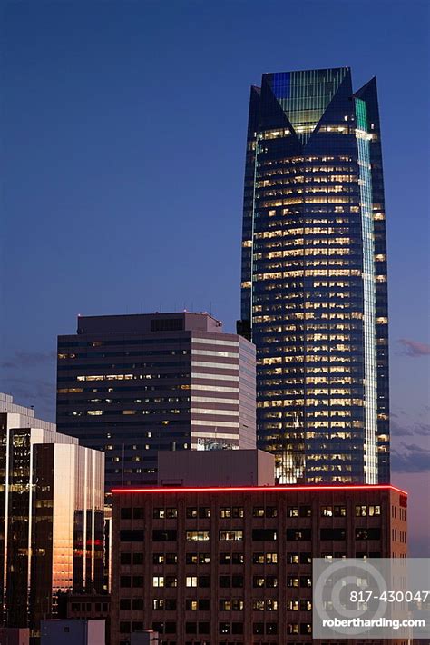 Usa Oklahoma Oklahoma City Elevated Stock Photo