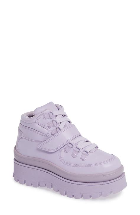 Lyst Jeffrey Campbell Top Peak 2 Platform Sneaker In Purple