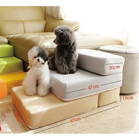 Bedside Pet Stairs Detachable Foldable Pet Bed Stairs For High Beds