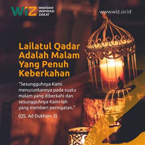 Lailatulqadar (malam ketetapan) adalah satu malam yang khusus terjadi pada bulan ramadan. Lailatul Qadar, Malam Yang Penuh Keberkahan - WAHDAH ...
