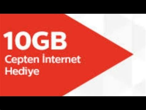 Türk telekom bedava internet 12 GB YouTube