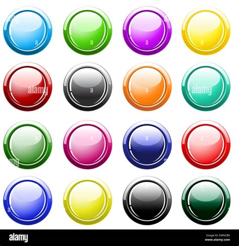 Editable Buttons Stock Vector Images Alamy