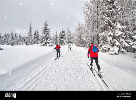 Ski Tracks In Snow Hi Res Stock Photography And Images Alamy