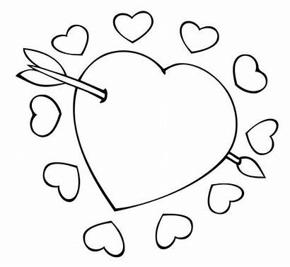 Broken Coloring Heart Pages Printable Hearts Getcolorings