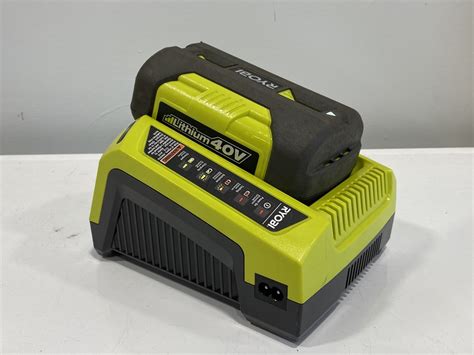 Urban Auctions RYOBI 40V BATTERY CHARGER