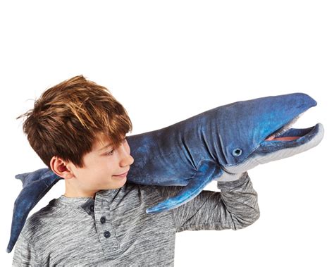 Folkmanis Whale Blue Puppet Kites And Puppets