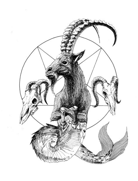 Capricorn Art Print By Maxim Tkachenko Capricorn Art Zodiac Art