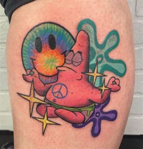 30 Amazing Patrick Star Tattoo Designs With Meanings And Ideas Body