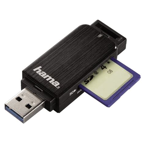 Čtečka sd karet usb modrá. HAMA Čtečka karet USB 3.0 SD/microSD, černá (123901) | T.S ...