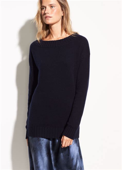 Off-the-Shoulder Wool and Cashmere Sweater for Women | Vince