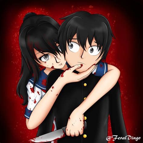 Yandere Chan And Sempai Yandere Simulator Yandere Simulator Fan Art