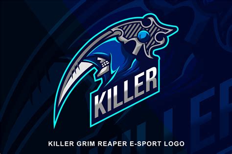 Reaper Killer E Sport Logo Template Graphic By Ekozero7 · Creative Fabrica
