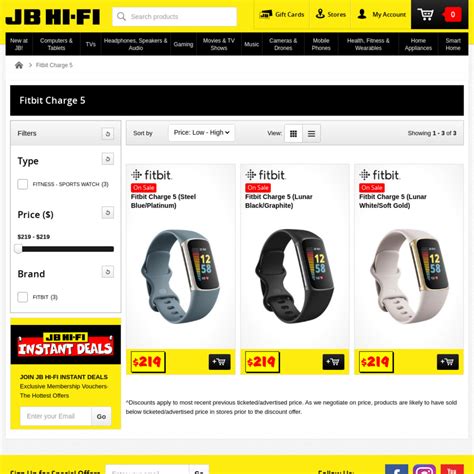 Fitbit Charge 5 219 Shipping Pickup Jb Hi Fi Choicecheapies