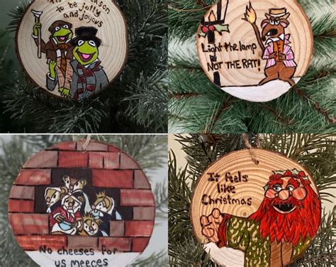 Jim Henson Muppets Christmas Carol Ornament Set Rizzo Meeces Etsy