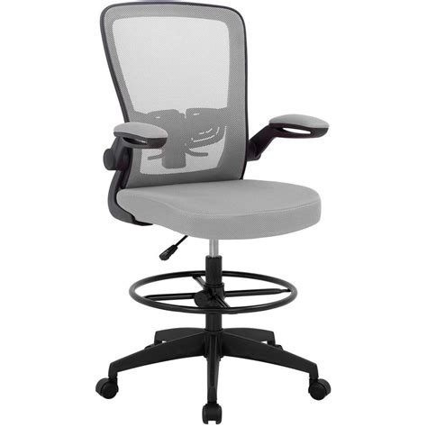 Drafting Chair Tall Office Chair Standing Desk Chair With Lumbar
