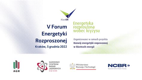 V Forum Energetyki Rozproszonej Energetyka Rozproszona Wobec Kryzysu