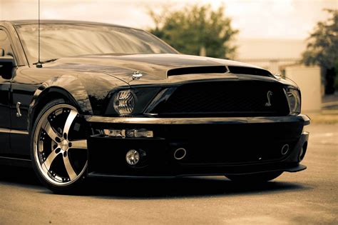 1920x1200 Black Cars Ford Hot Muscle Mustang Roads Rod Super