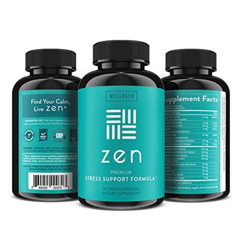 Zen Anxiety And Stress Relief Supplement Premium Herbal Formula