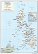 Large detailed political and road map of Philippines. Philippines large ...