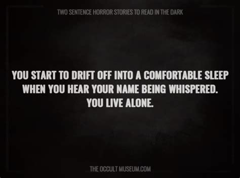 30 Scary Two Sentence Horror Stories To Read In The Dark