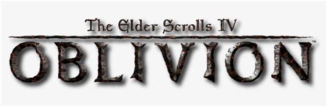 Oblivion Logo Elder Scrolls Iv Oblivion Ps3 Game Transparent Png