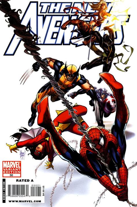 New Avengers Vol 1 50 Variant Cover Art By Adam Kubert New