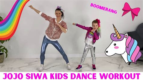 Kids Dance Workout Jojo Siwa Boomerang Dream Hold The Drama