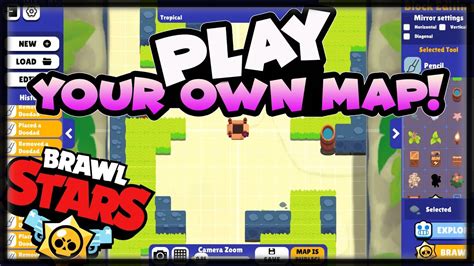 New Map Creation Tool Play After You Make It Brawl Stars Youtube
