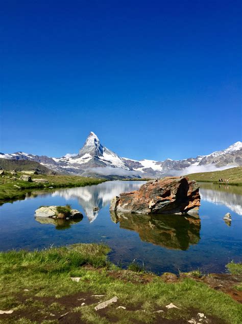 Lake Reflection Of That Lovely Little Mountain They Call The Matterhorn