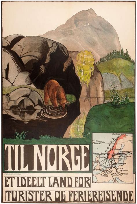 Krohg Per 1889 1965 Til Norge Et Ideelt Land For Turister Og